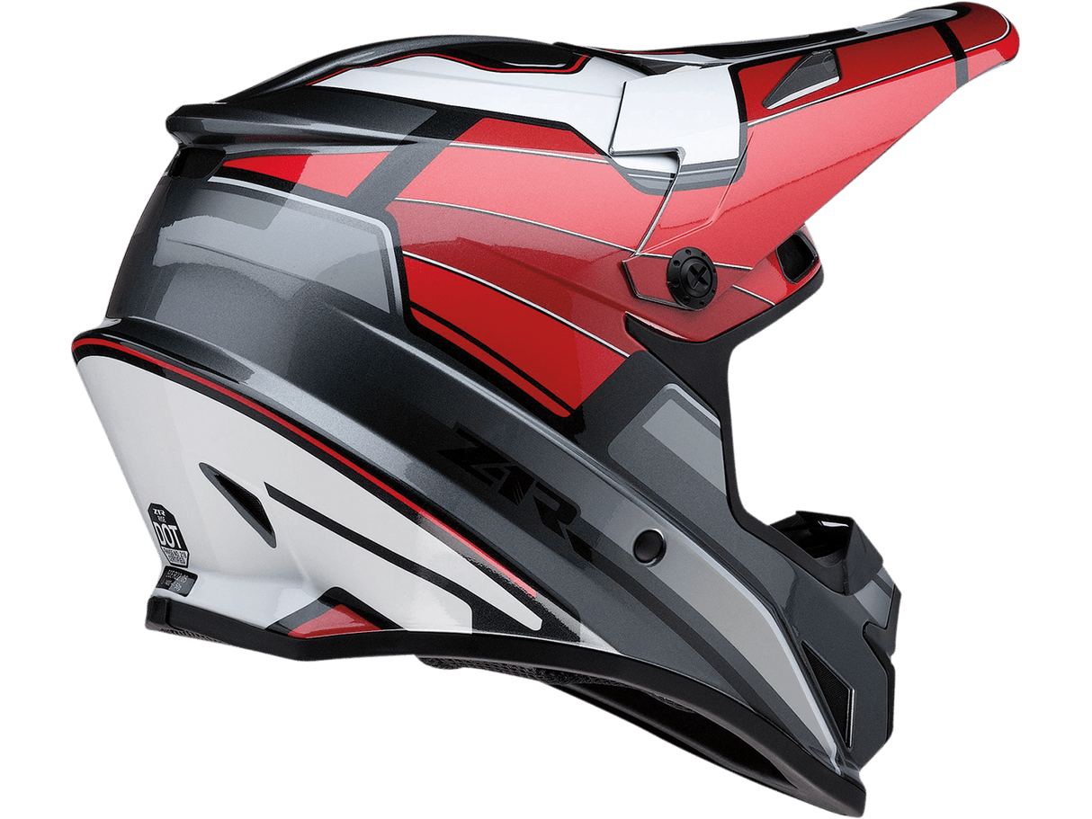 Rise MC Helmet - Red/Gray