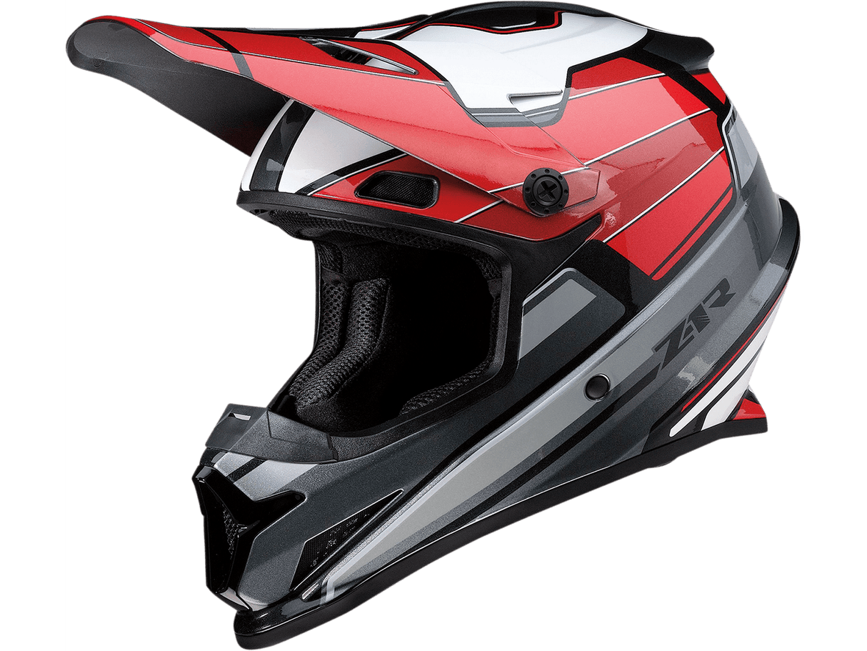 Rise MC Helmet - Red/Gray