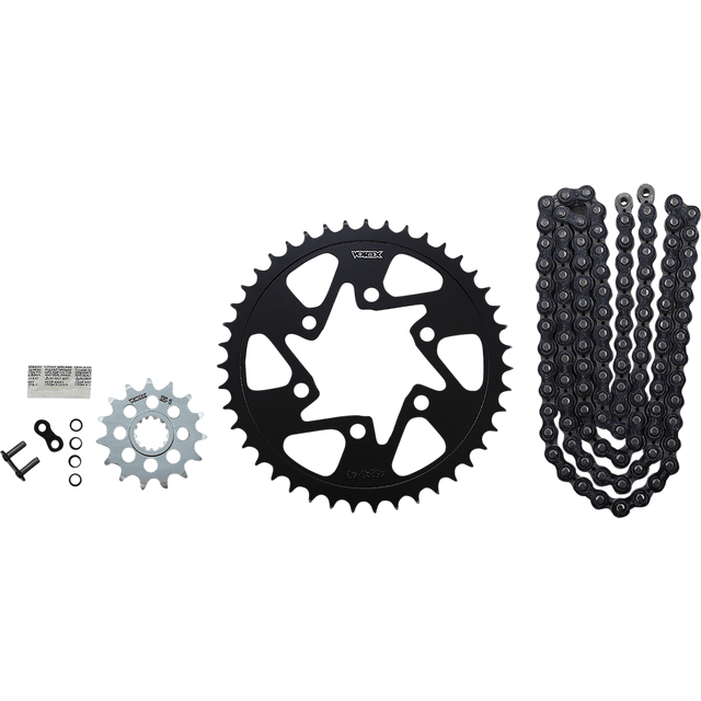 VORTEX Chain Kit - Black CK4103 - Moto Shop Service