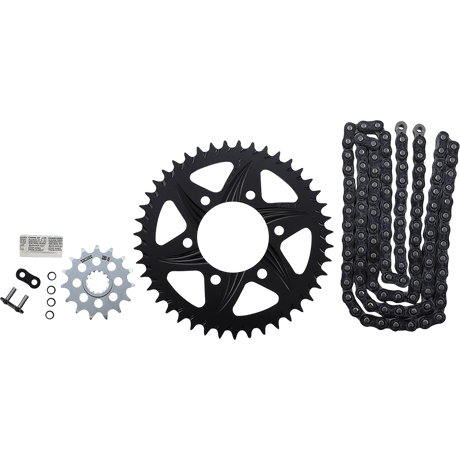 VORTEX Chain Kit - Black CK6346 - Moto Shop Service