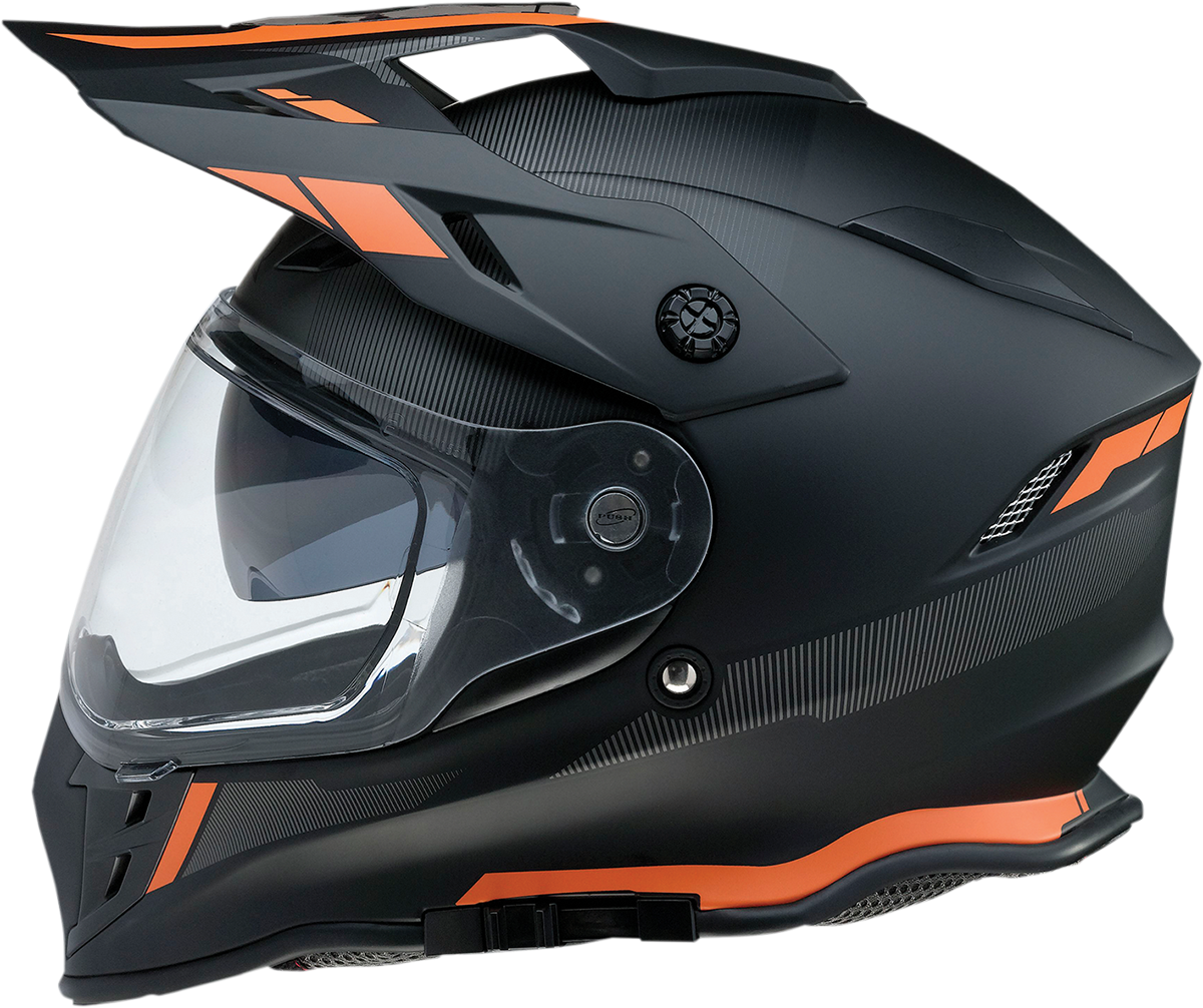 Z1R Range Helmet - Uptake - Black/Orange - Large 0140-0117