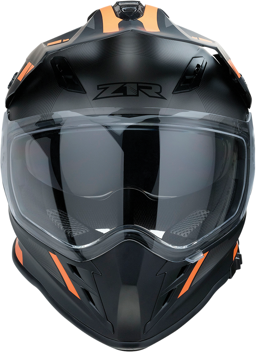 Z1R Range Helmet - Uptake - Black/Orange - Large 0140-0117