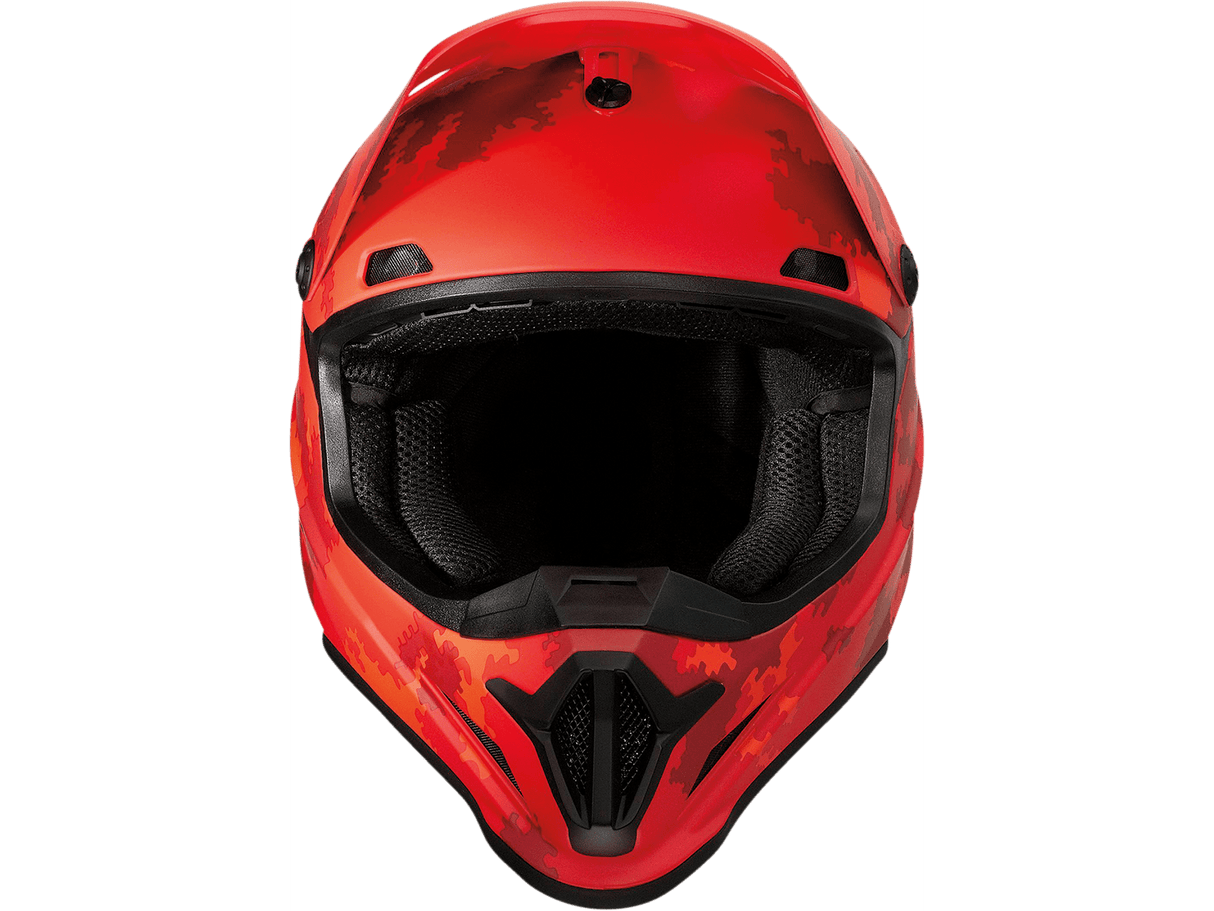 Rise Digi Camo Helmet - Red