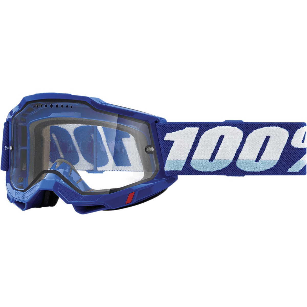 100% Accuri 2 Enduro MTB Goggles - Blue - Clear 50016-00002