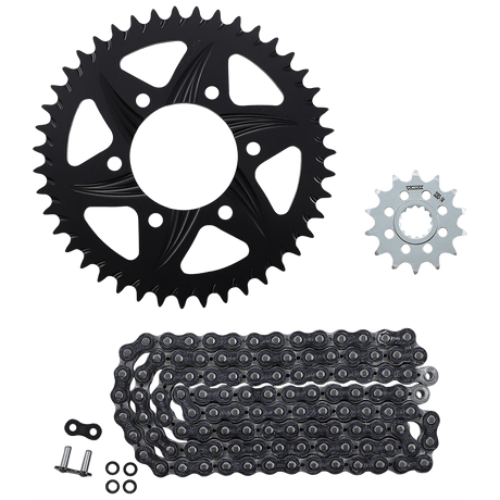 VORTEX Chain Kit - Black CK4214 - Moto Shop Service