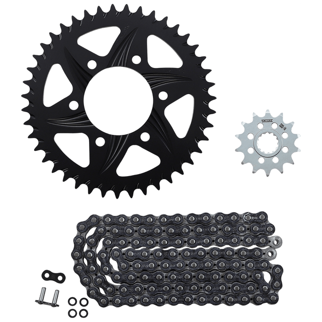 VORTEX Chain Kit - Black CK4214 - Moto Shop Service