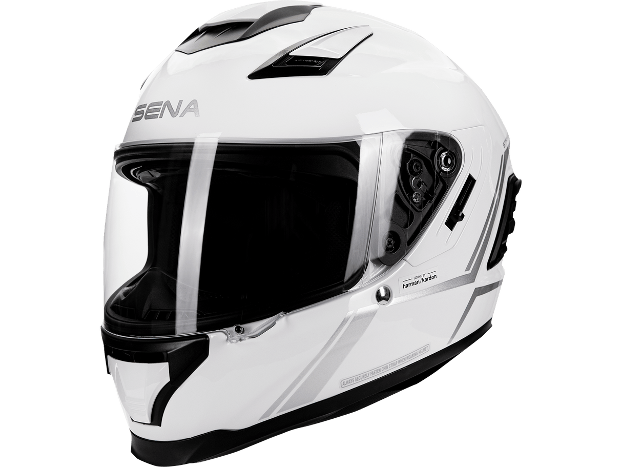 SENA Stryker Helmet - Glossy White