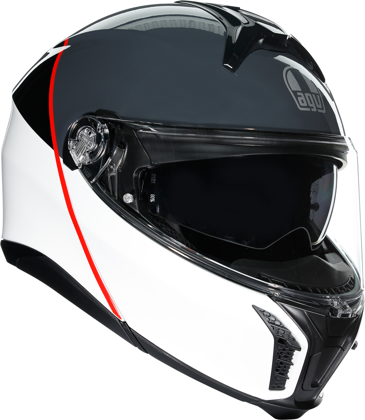 Tourmodular Helmet - Balance - White/Gray/Red