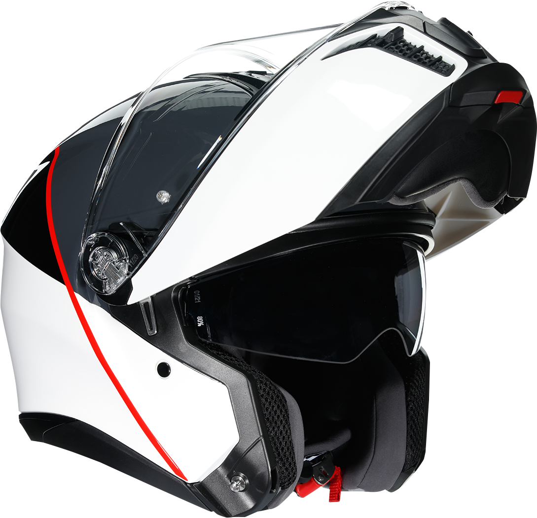 Tourmodular Helmet - Balance - White/Gray/Red