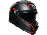 AGV Tourmodular Frequency Helmet - Matte Gunmetal/Red - 2XL