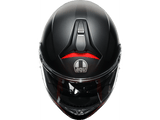 AGV Tourmodular Frequency Helmet - Matte Gunmetal/Red - 2XL