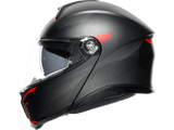 AGV Tourmodular Frequency Helmet - Matte Gunmetal/Red - 2XL