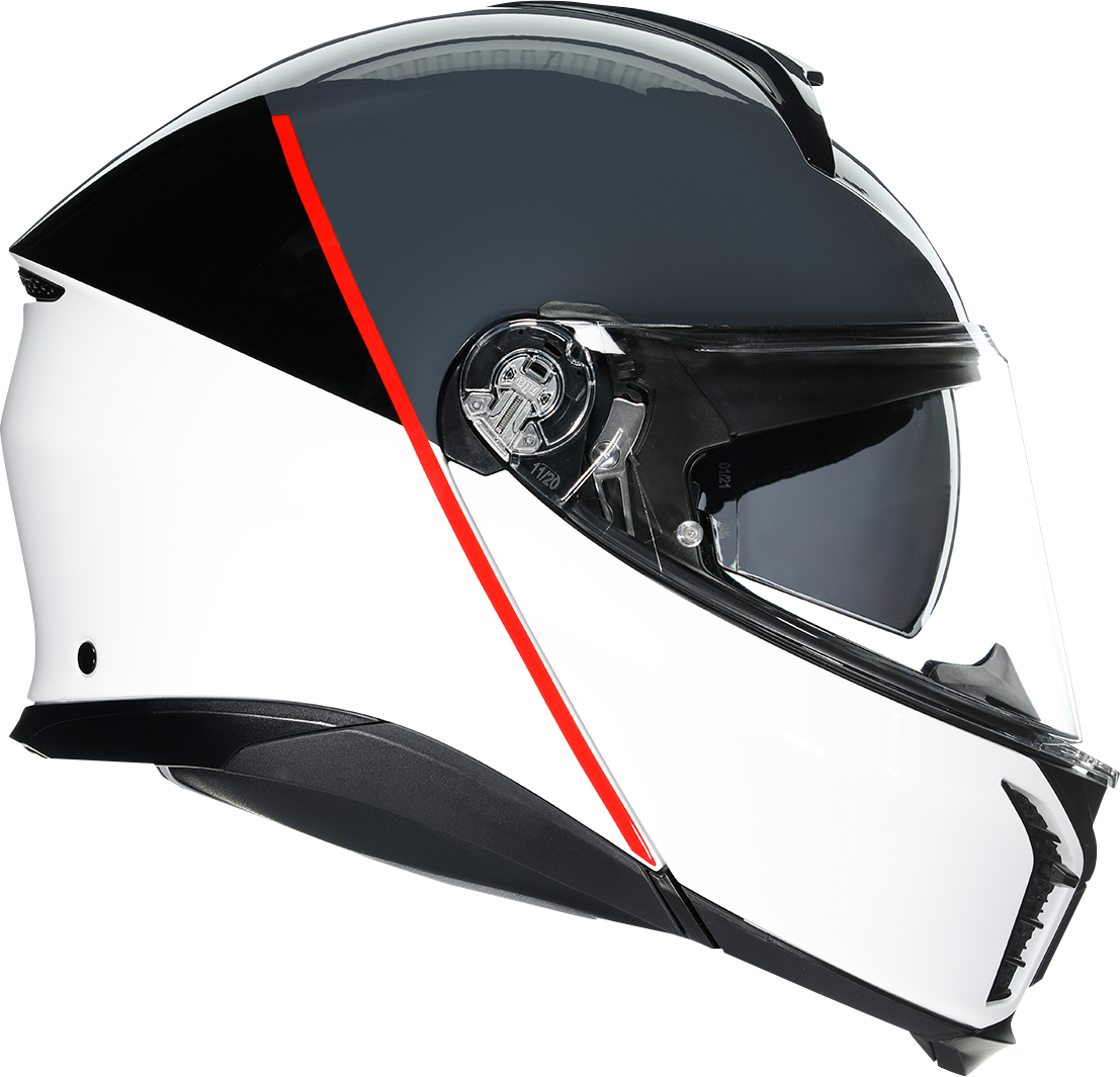 Tourmodular Helmet - Balance - White/Gray/Red