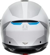 AGV Tourmodular Helmet - Frequency - Light Gray/Blue - Small 211251F2OY00610