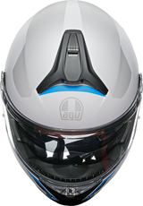 AGV Tourmodular Helmet - Frequency - Light Gray/Blue - XL 211251F2OY00615