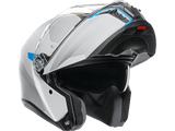 AGV Tourmodular Frequency Helmet - Light Gray/Blue - 2XL