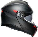 AGV Tourmodular Helmet - Frequency - Matte Gunmetal/Red - Medium 211251F2OY00512