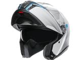 AGV Tourmodular Frequency Helmet - Light Gray/Blue - 2XL