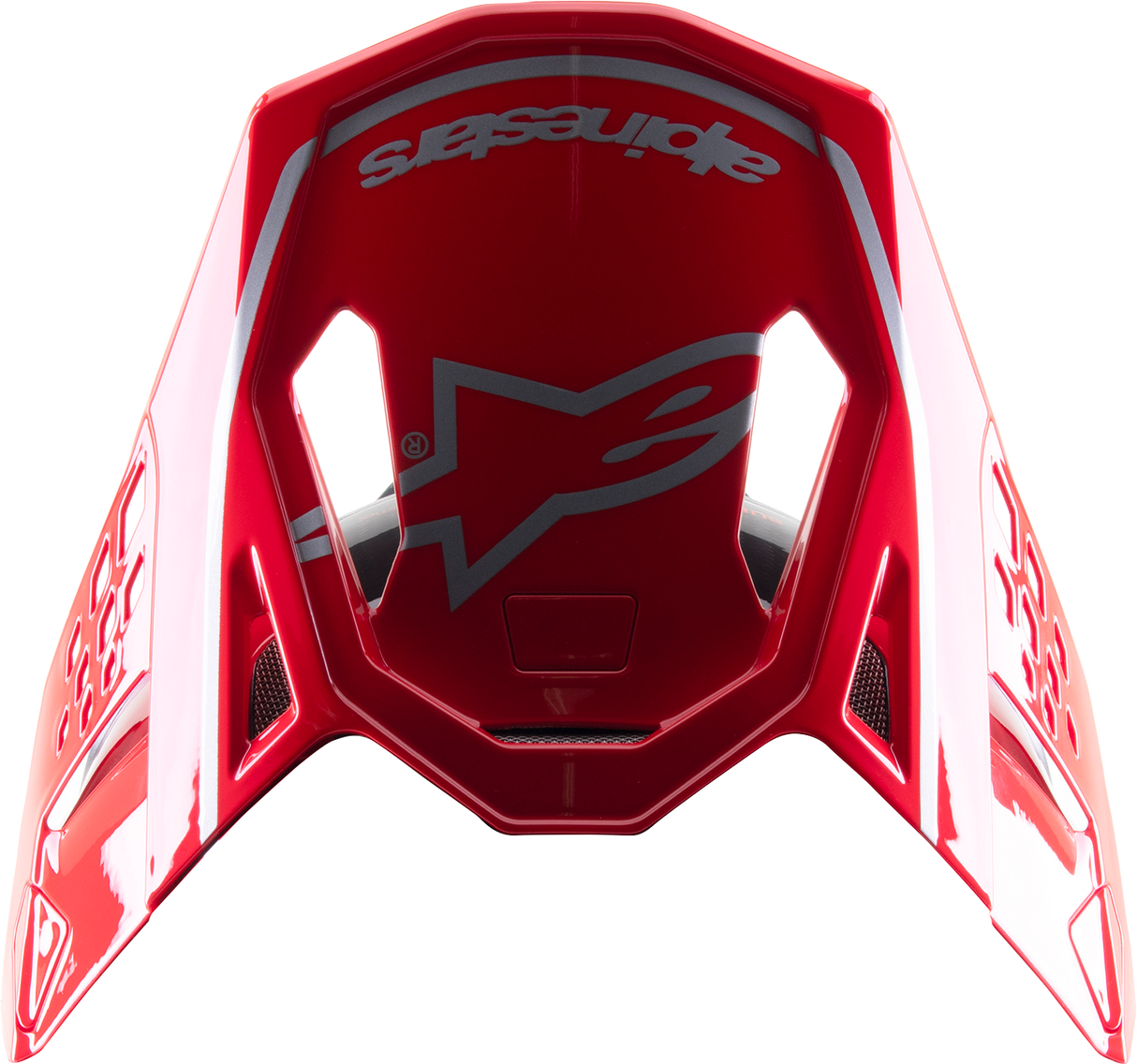 ALPINESTARS Supertech M10 Visor - Acumen - Red/Black/Silver 8987323-3319