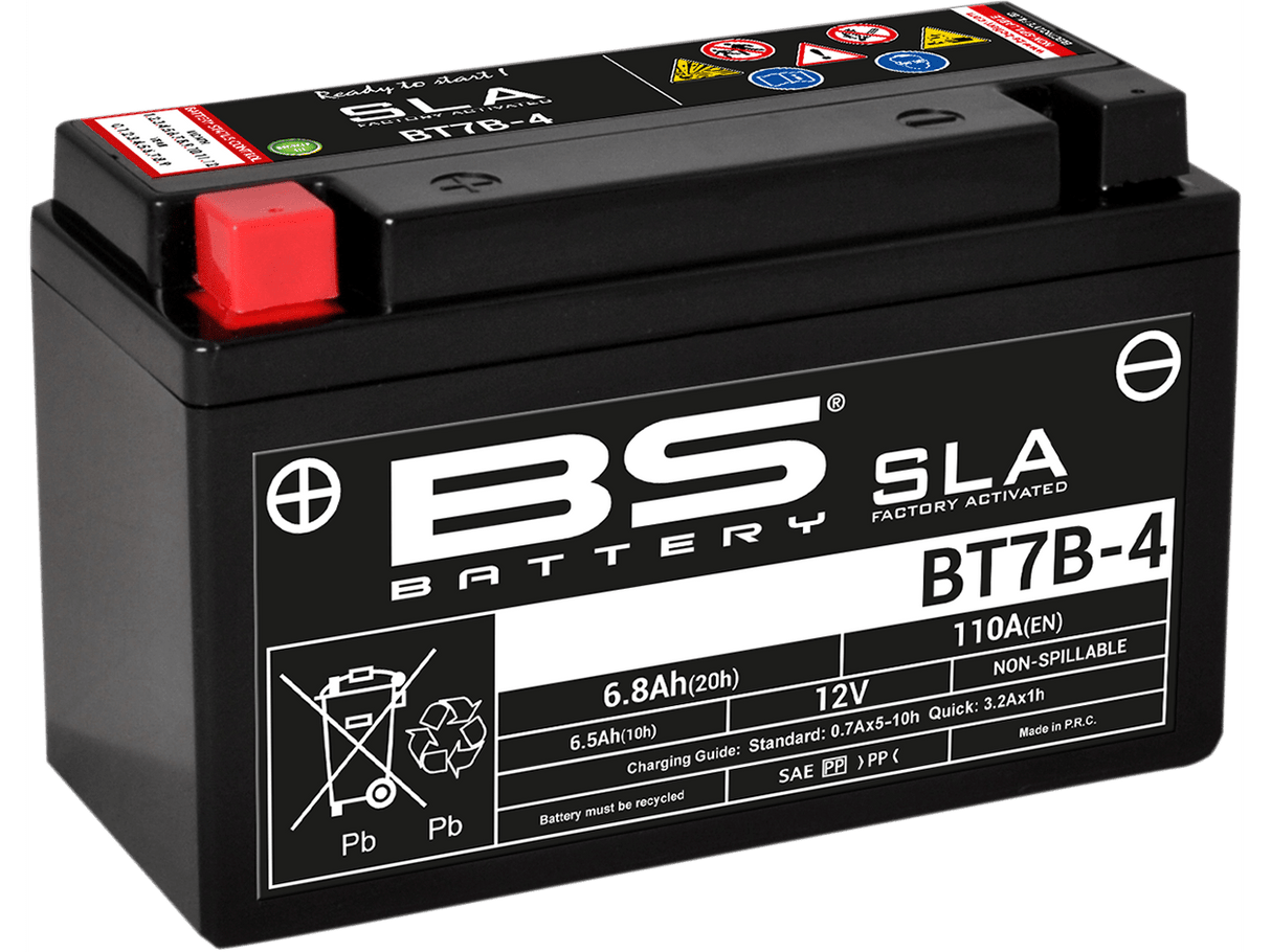 BS BATTERY Battery - BT7B-4 (YT) 300641 - Moto Shop Service