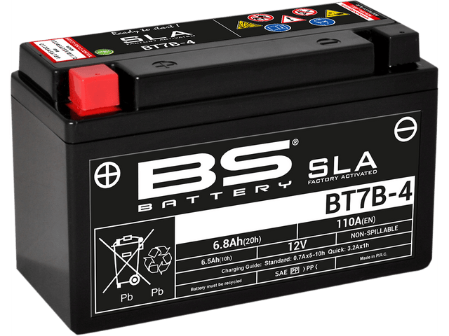 BS BATTERY Battery - BT7B-4 (YT) 300641 - Moto Shop Service