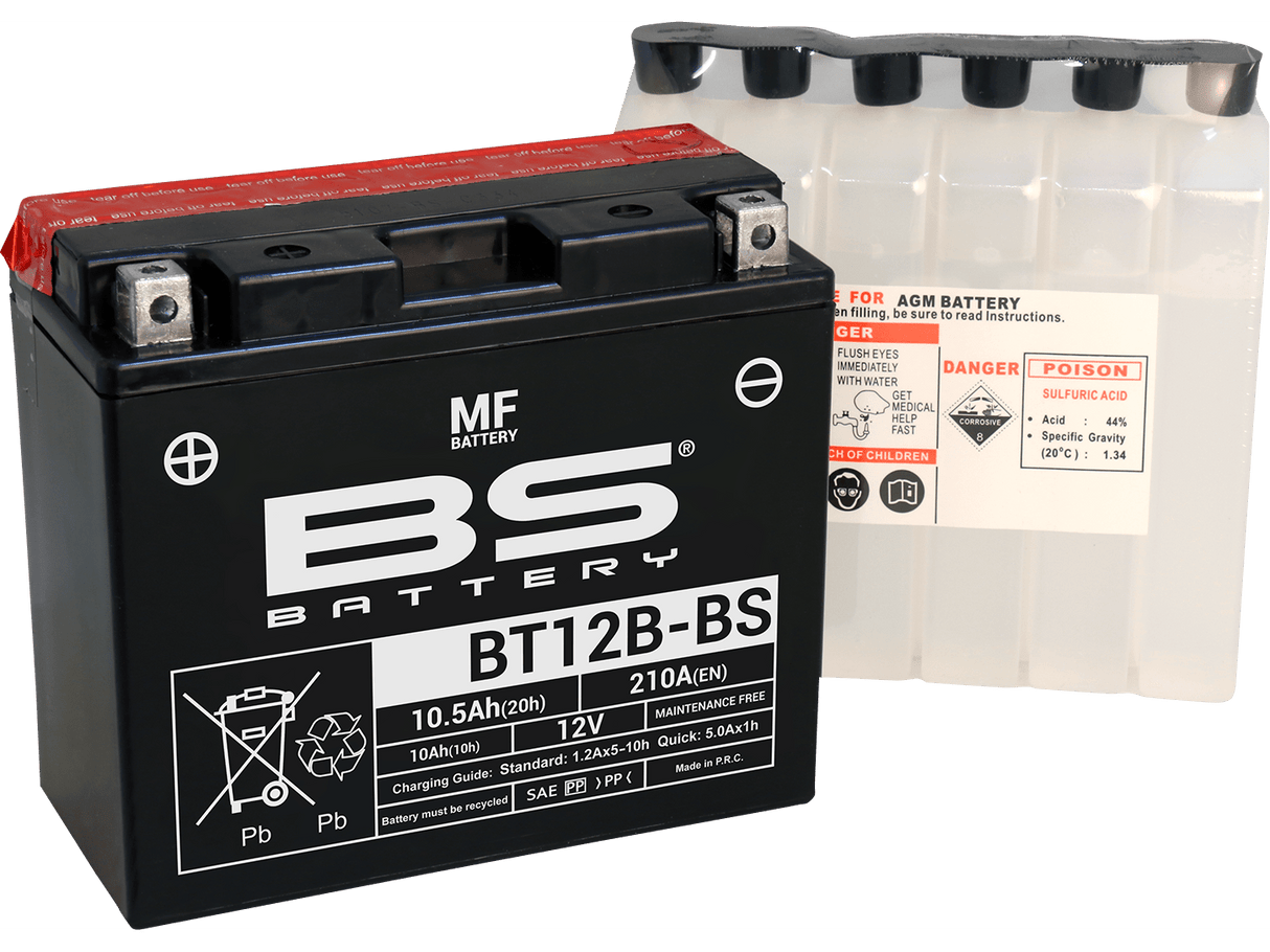 BS BATTERY Battery - BT12B-BS (YT) 300628 - Moto Shop Service