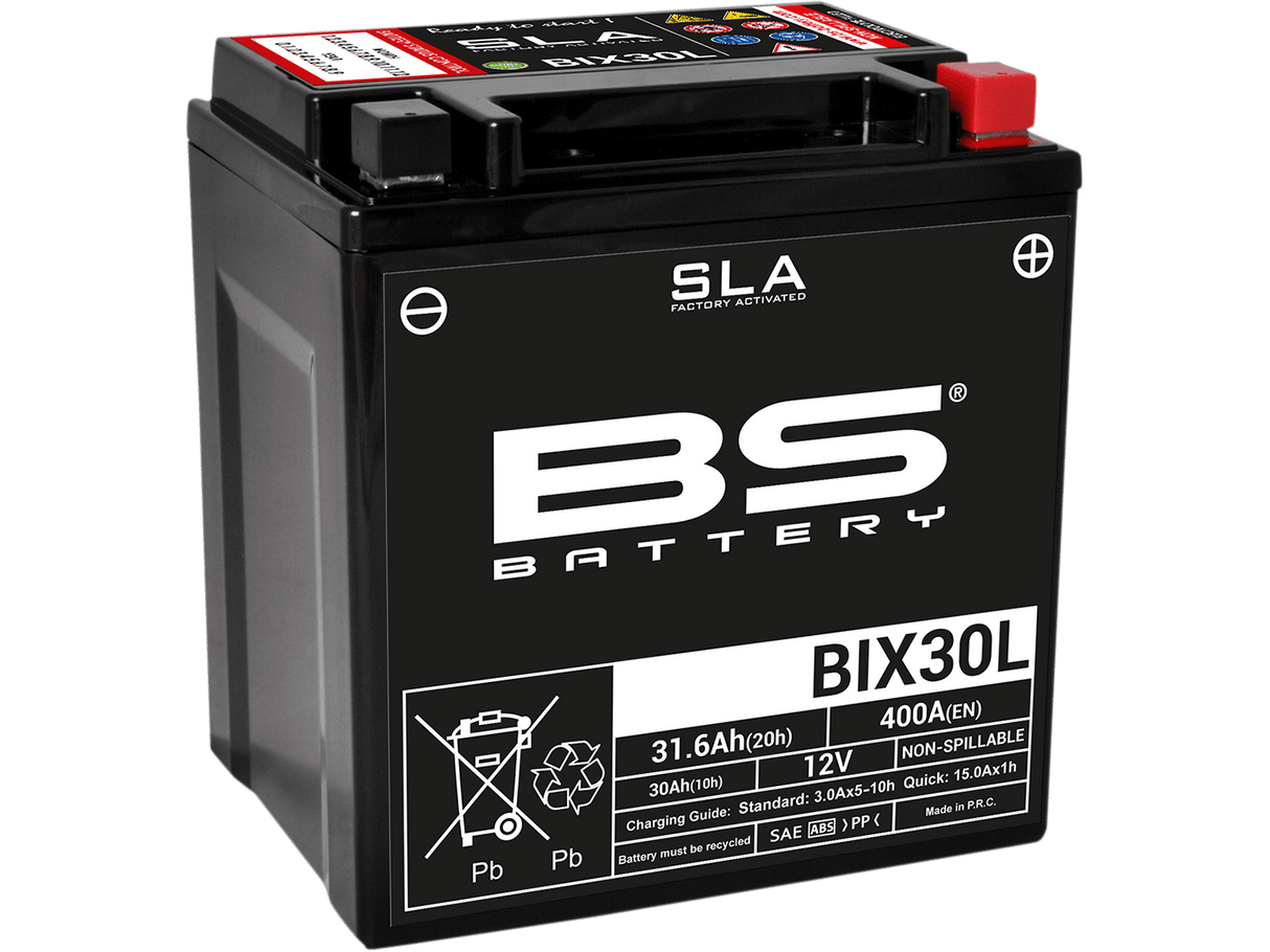 BS BATTERY Battery - BIX30L (YIX) 300631 - Moto Shop Service