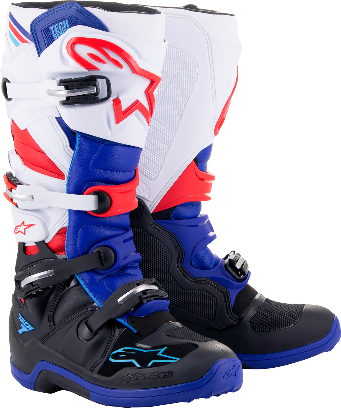 ALPINESTARS Tech 7 Boots - Black/Blue/Red/White - US 12 2012014-1732-12