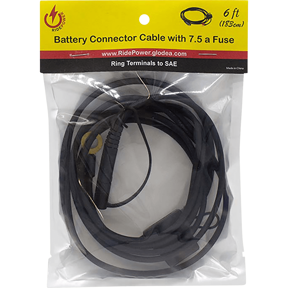 SAE to Ring Terminal Cable - Charger - 6' RPBT6FT