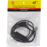 USB to USB-C Cable - Charger - Single-End - 4' 1248USBUSBC4FT