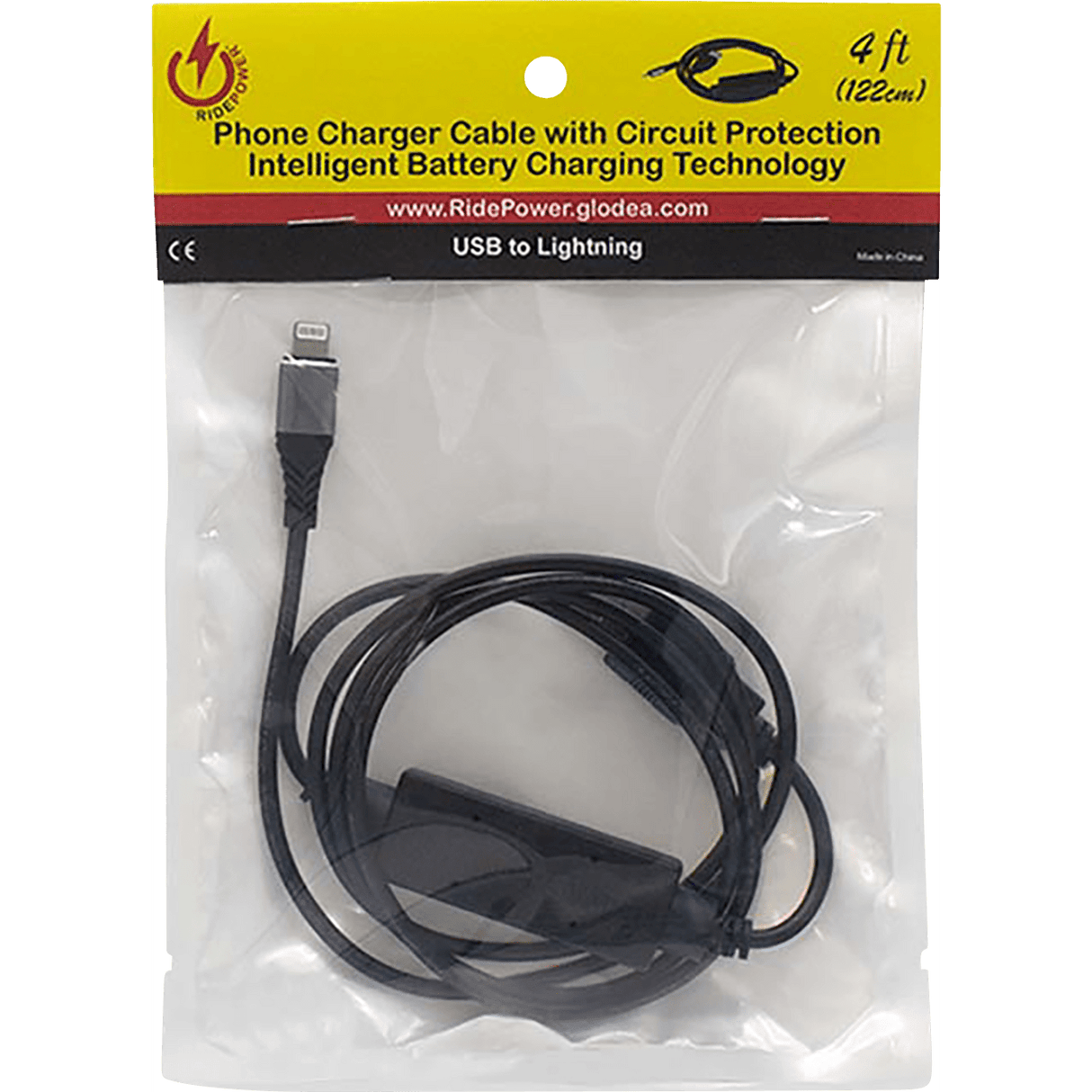 USB to Lightning Cable - Charger - Single-End - 4' RP1248USBLHT4FT