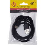 USB to USB-C Cable - Charger - Single-End - 40" RPUSBUSBC40