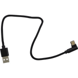 USB to 90 USB-C Cable - Charger - Single-End - 12" 90DEGUSBUSBC12