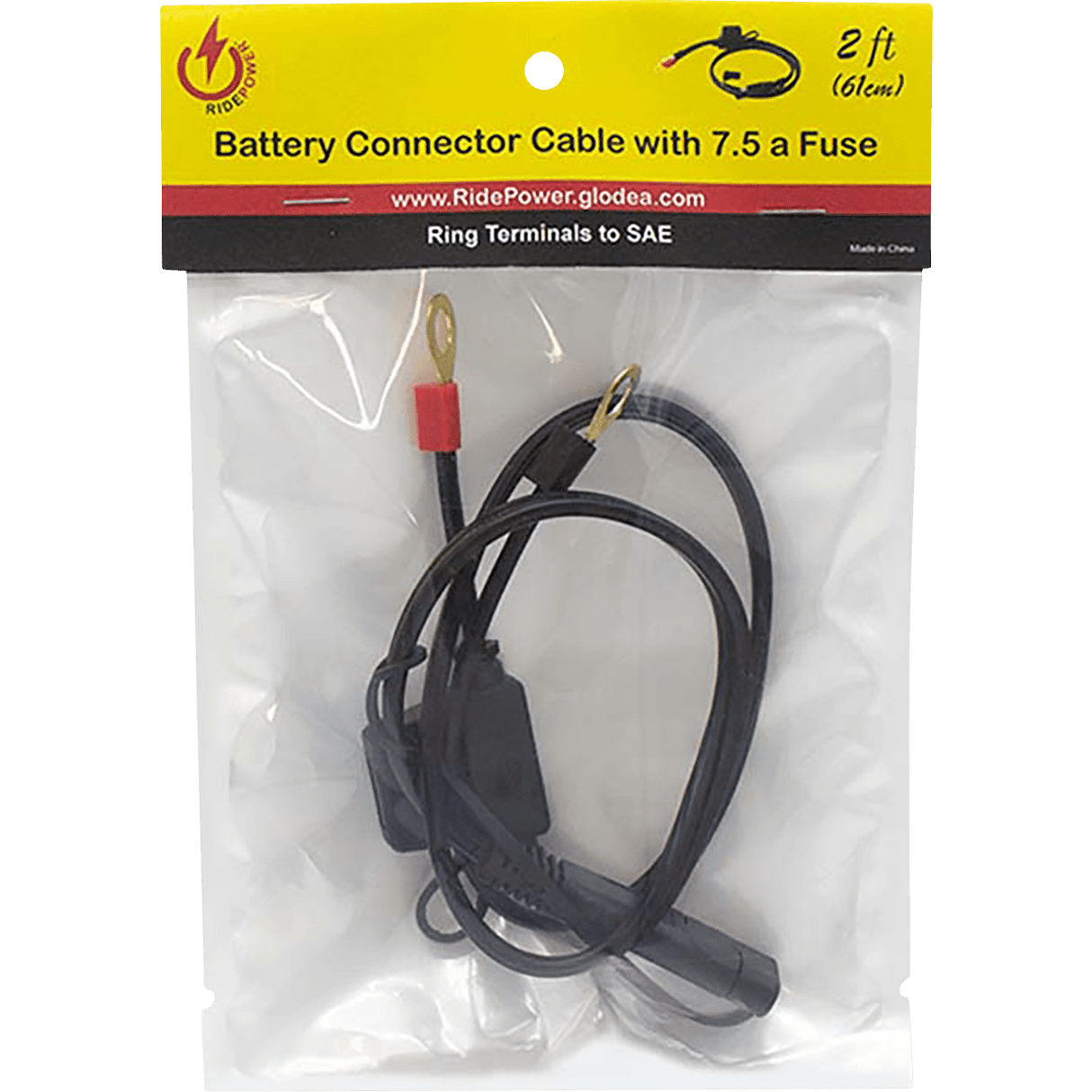 SAE to Ring Terminal Cable - Charger - 2' RPBT2FT