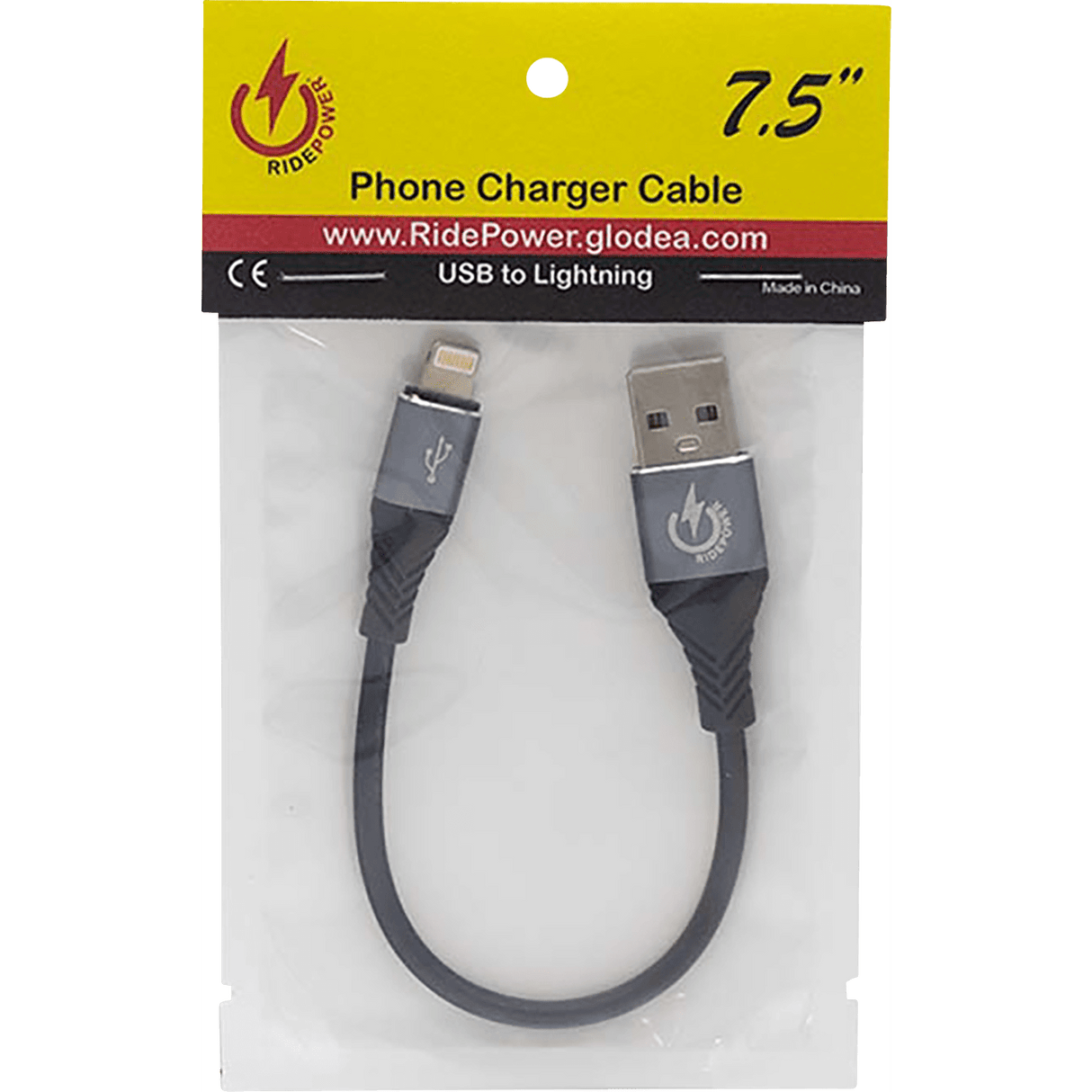 USB to Lightning Cable - Charger - Single-End - 7-1/2" RPUSBLHT75