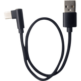 USB to 90 USB-C Cable - Charger - Single-End - 12" 90DEGUSBUSBC12