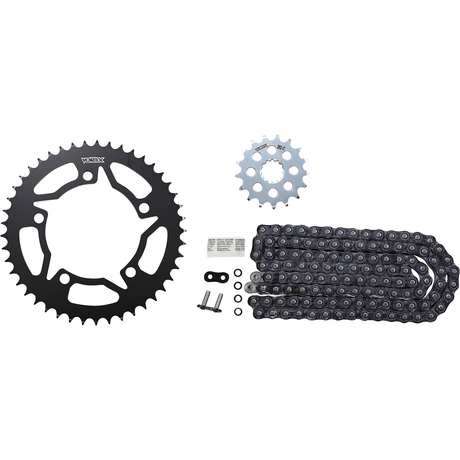 VORTEX Chain Kit - Black CK7616 - Moto Shop Service