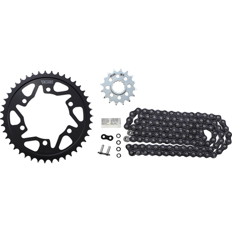 VORTEX Chain Kit - Black CK6470 - Moto Shop Service