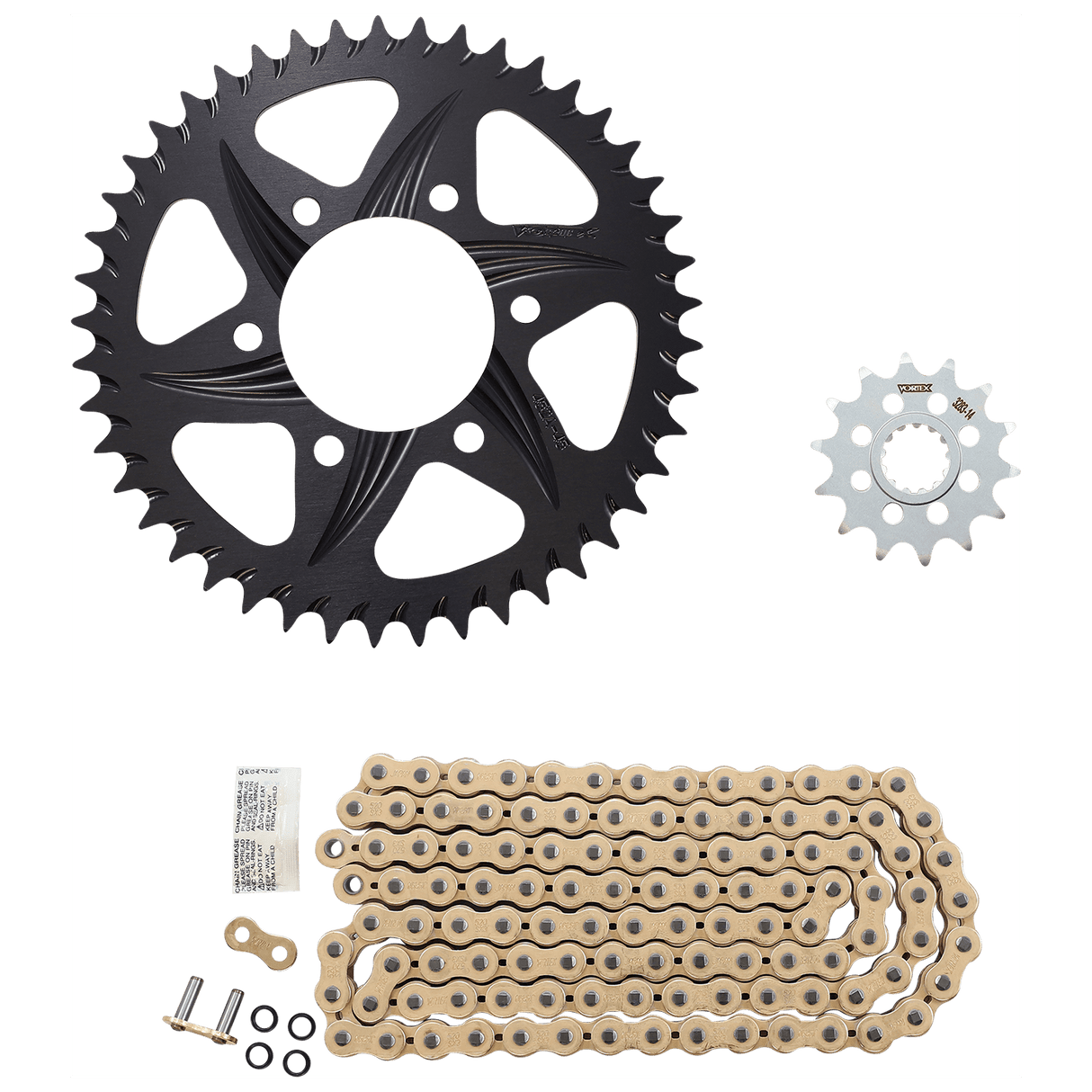 VORTEX Chain Kit - Gold CKG4216 - Moto Shop Service