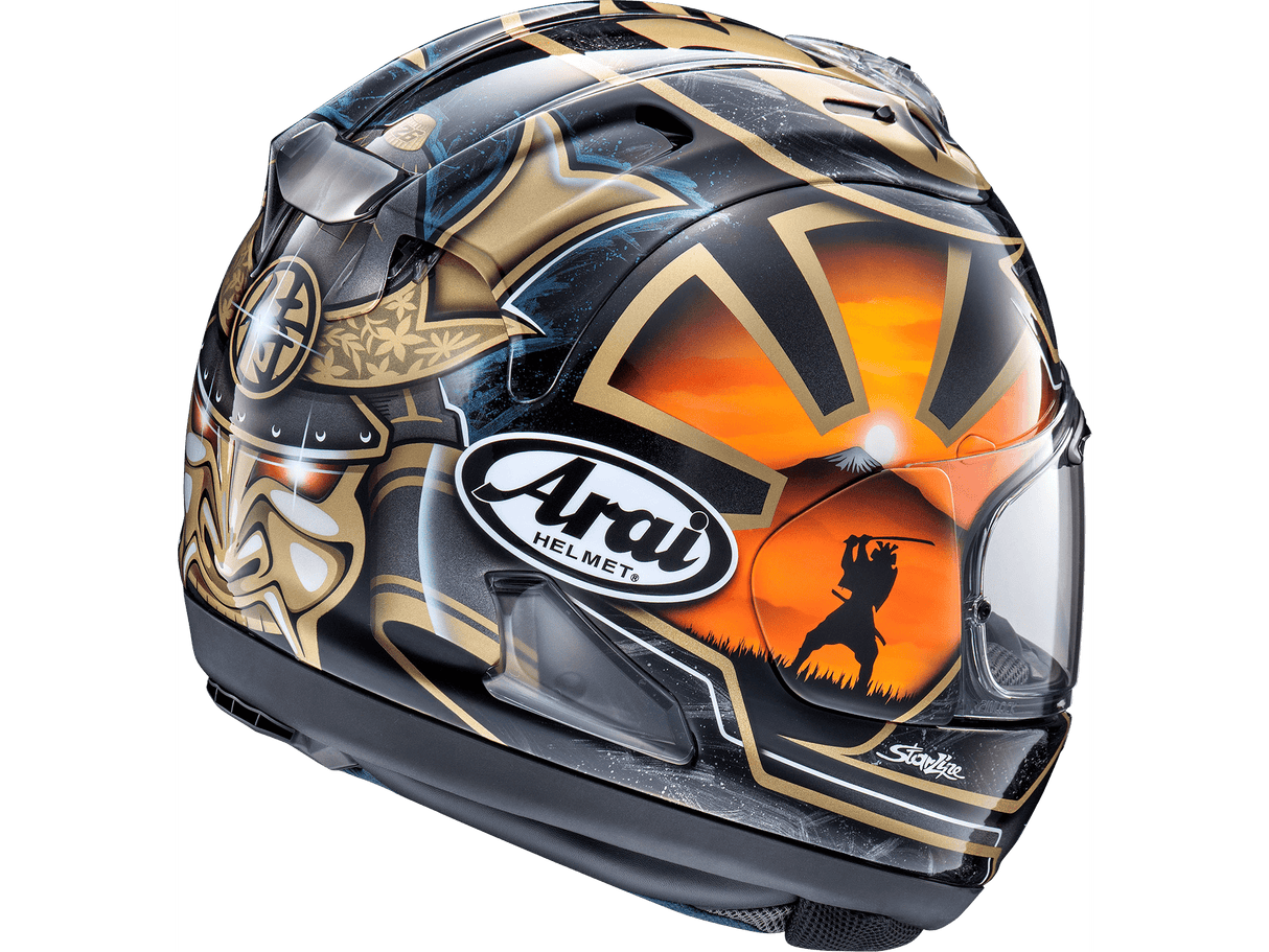 ARAI HELMETS Corsair-X Helmet - Dani Samurai-2 - Black - XS 0101-15767 - Moto Shop Service