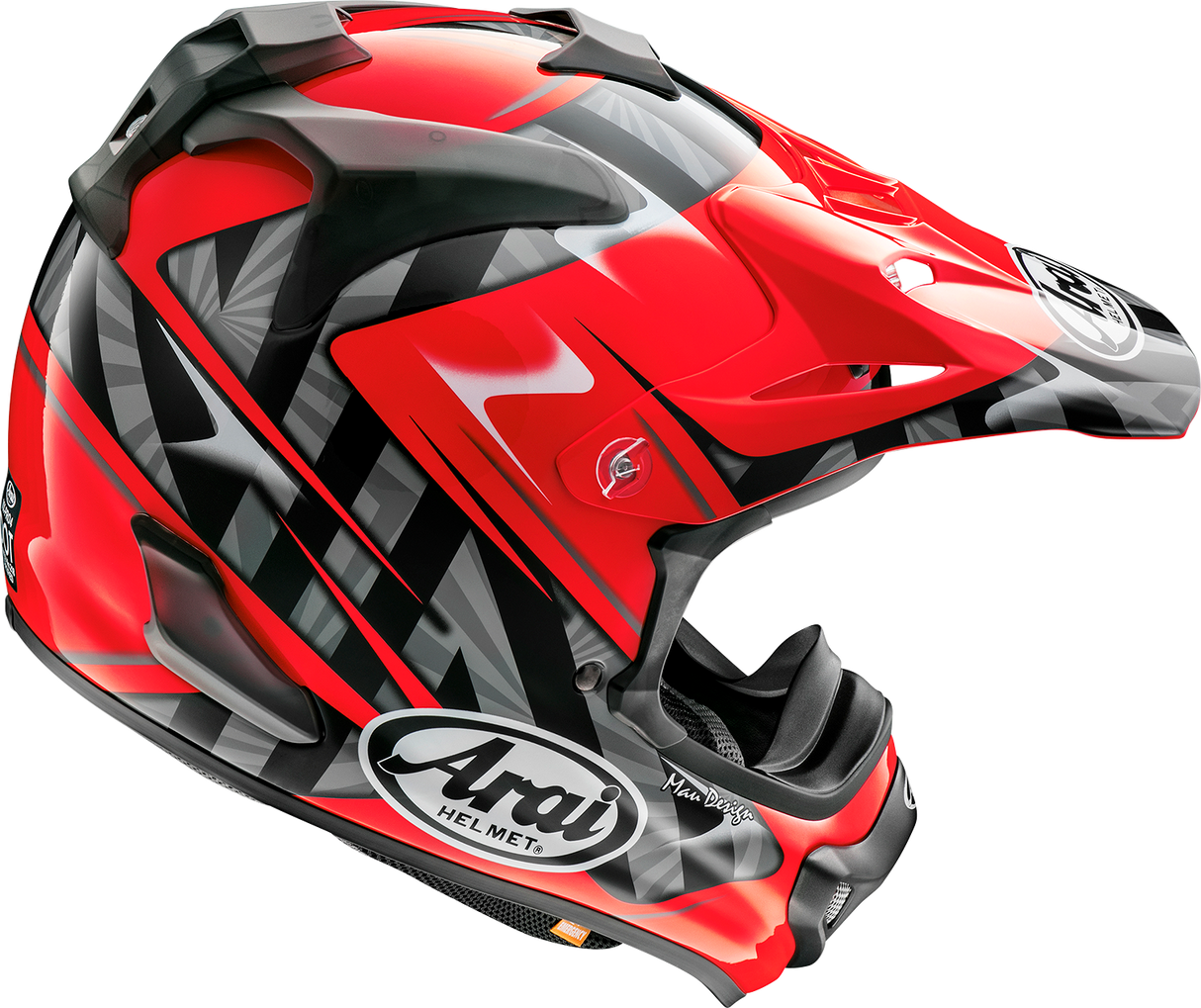 ARAI HELMETS VX-Pro4 Helmet - Scoop - Red - Medium 0110-8193