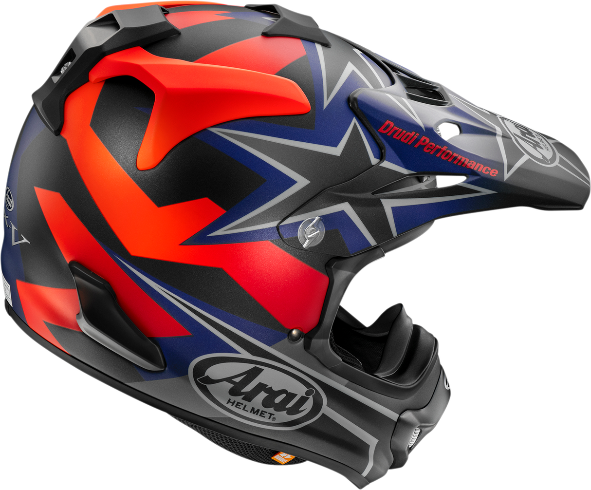 ARAI HELMETS VX-Pro4 Helmet - Stars & Stripes - Black Frost - Small 0110-8207