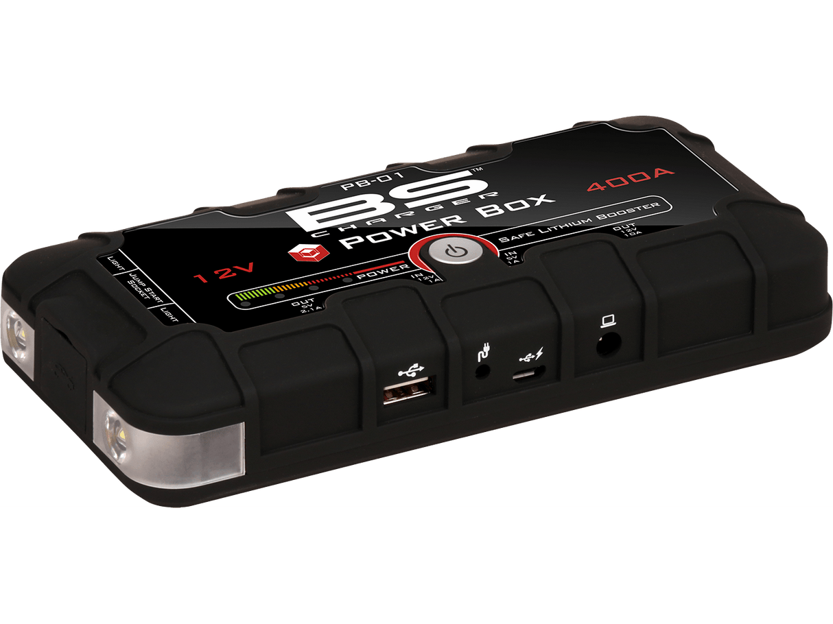 BS BATTERY PB-02 Booster Power Box - Jump Starter 700556 - Moto Shop Service