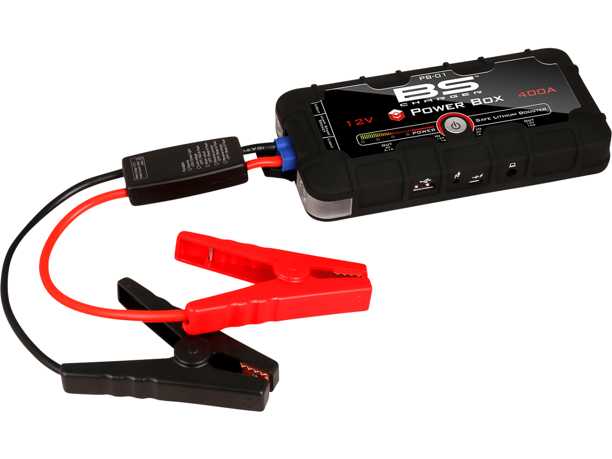 BS BATTERY PB-02 Booster Power Box - Jump Starter 700556 - Moto Shop Service