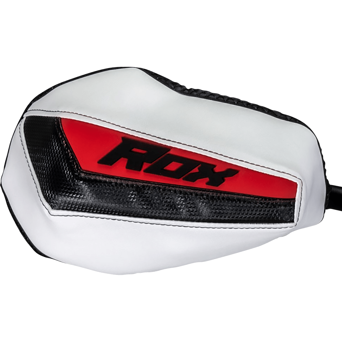 ROX SPEED FX Handguards - Generation 3 Flex-Tec - Black/White/Red FT3-HG-BWR