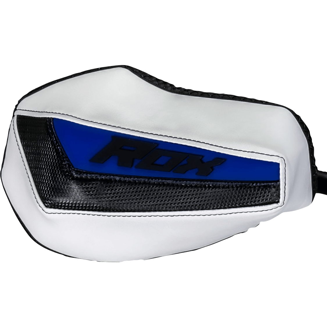 ROX SPEED FX Handguards - Generation 3 Flex-Tec - Black/White/Blue FT3-HG-BWB