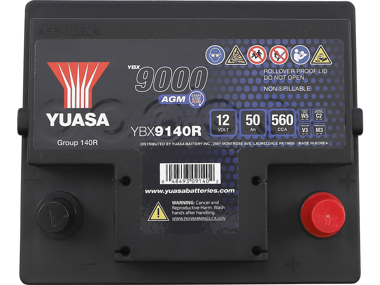 YUASA Battery - L1 AGM Mule YBXM79L1560MUL - Moto Shop Service