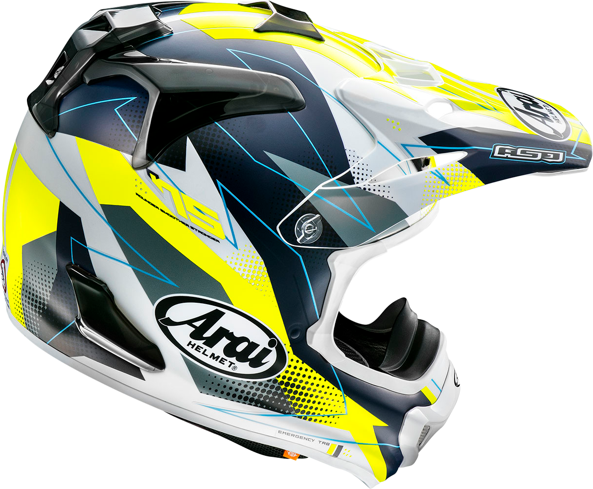 ARAI HELMETS VX-Pro4 Helmet - Resolute - Yellow - Small 0110-8483