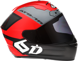 6D HELMETS ATS-1R Helmet - Wyman - Red/Gray - Large 30-0737