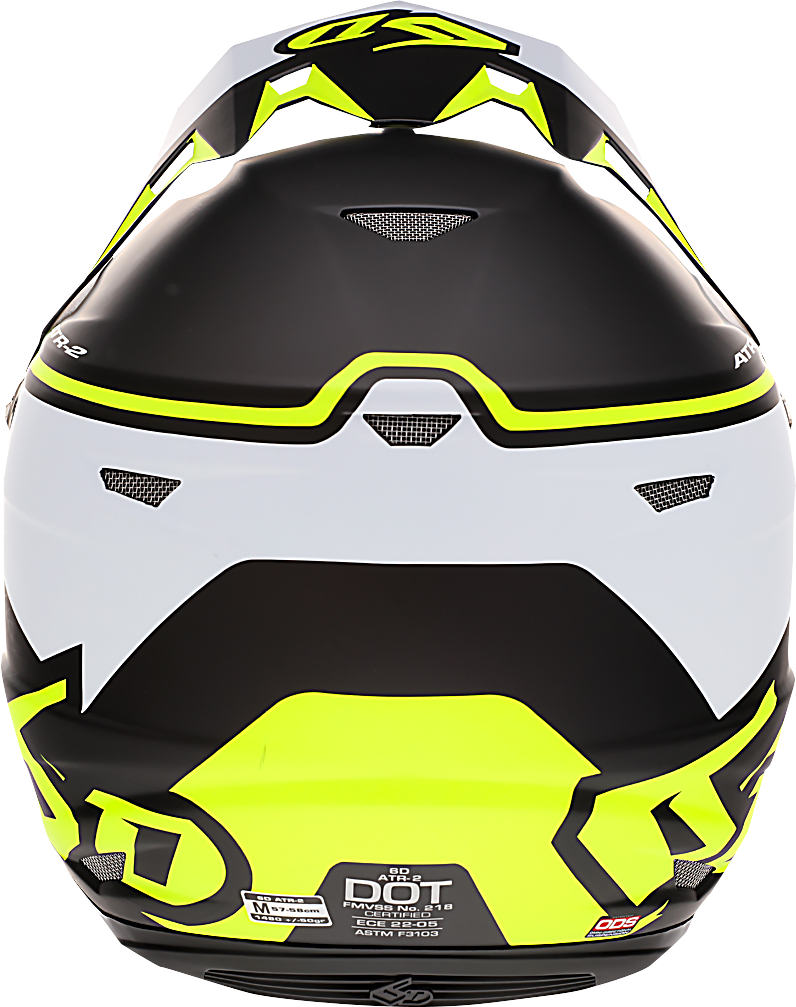 6D HELMETS ATR-2 Helmet - Drive - Neon Yellow - Medium 12-2766